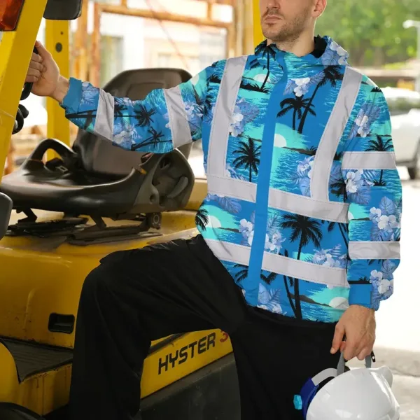 hi-vis-jacket-waterproof-reflective-tapes-blue-neon-flowers-4-custom-d2813.webp