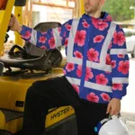 hi-vis-jacket-waterproof-reflective-tapes-blue-neon-pink-flowers-d06f2.webp