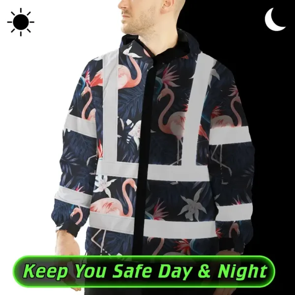 hi-vis-jacket-waterproof-reflective-tapes-hawaii-flamingo-2-custom-74e5d.webp