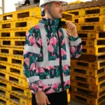 hi-vis-jacket-waterproof-reflective-tapes-hawaii-flamingo-custom-aeded.webp