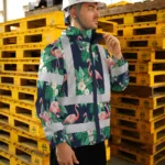hi-vis-jacket-waterproof-reflective-tapes-neon-pink-flowers-2-custom-4e19f.webp