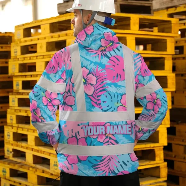 hi-vis-jacket-waterproof-reflective-tapes-pink-neon-and-blue-flowers-41286.webp