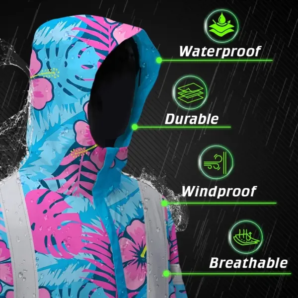 hi-vis-jacket-waterproof-reflective-tapes-pink-neon-and-blue-flowers-addc3.webp