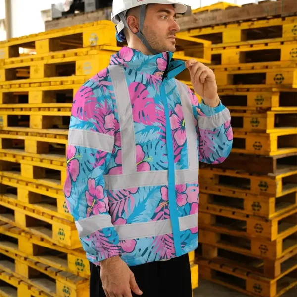 hi-vis-jacket-waterproof-reflective-tapes-pink-neon-and-blue-flowers-fda0a.webp