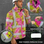 hi-vis-jacket-waterproof-reflective-tapes-pink-neon-and-lime-flowers-7529a.webp