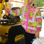 hi-vis-jacket-waterproof-reflective-tapes-pink-neon-and-lime-flowers-d714c.webp