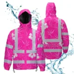 hi-vis-jacket-waterproof-reflective-tapes-pink-neon-flowers-custom-460b7.webp