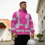 hi-vis-jacket-waterproof-reflective-tapes-pink-neon-flowers-custom-4c97a.webp