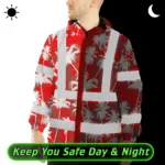 hi-vis-jacket-waterproof-reflective-tapes-red-neon-flowers-custom-7935d.webp