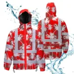 hi-vis-jacket-waterproof-reflective-tapes-red-neon-flowers-custom-a2710.webp