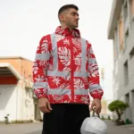 hi-vis-jacket-waterproof-reflective-tapes-red-neon-flowers-custom-f6b95.webp