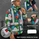hi-vis-jacket-waterproof-reflective-tapes-red-neon-pink-flowers-6c183.webp