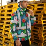 hi-vis-jacket-waterproof-reflective-tapes-red-neon-pink-flowers-9abdb.webp