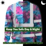 hi-vis-long-sleeve-shirt-reflective-tapes-pink-neon-and-blue-flowers-d134e.webp