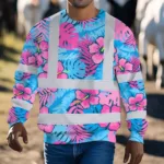 hi-vis-long-sleeve-shirt-reflective-tapes-pink-neon-and-blue-flowers-e070e.webp