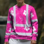 hi-vis-long-sleeve-shirt-reflective-tapes-pink-neon-flowers-custom-3d14c.webp