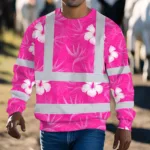 hi-vis-long-sleeve-shirt-reflective-tapes-pink-neon-flowers-custom-f1763.webp