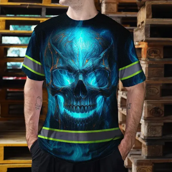 hi-vis-t-shirt-reflective-tapes-gradient-blue-neon-skull-custom-name-55e40.webp