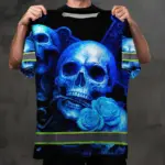 hi-vis-t-shirt-reflective-tapes-gradient-blue-neon-skull-custom-name-5be59.webp