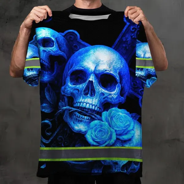 hi-vis-t-shirt-reflective-tapes-gradient-blue-neon-skull-custom-name-5be59.webp