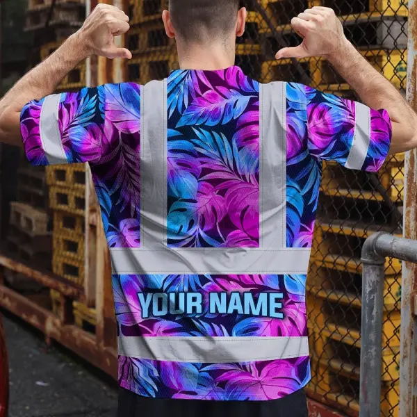 hi-vis-t-shirt-reflective-tapes-gradient-blue-violet-custom-name-d7176.webp