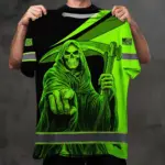 hi-vis-t-shirt-reflective-tapes-green-neon-skull-us-flag-custom-name-b4578.webp