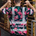 hi-vis-t-shirt-reflective-tapes-hawaii-flamingo-custom-name-safety-59ed3.webp