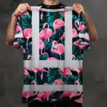 hi-vis-t-shirt-reflective-tapes-hawaii-flamingo-custom-name-safety-abeaa.webp