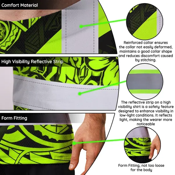 hi-vis-t-shirt-reflective-tapes-hawaiian-polynesian-tribal-custom-ec043.webp