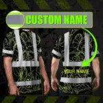 hi-vis-t-shirt-reflective-tapes-lime-neon-flowers-hawaii-custom-name-45e16.webp