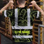 hi-vis-t-shirt-reflective-tapes-lime-neon-flowers-hawaii-custom-name-4d7eb.webp