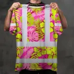 hi-vis-t-shirt-reflective-tapes-pink-neon-and-lime-flowers-hawaii-a64fa.webp