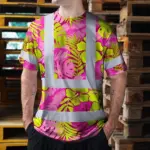 hi-vis-t-shirt-reflective-tapes-pink-neon-and-lime-flowers-hawaii-b7fcb.webp