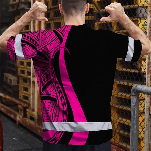 hi-vis-t-shirt-reflective-tapes-pink-neon-hawaii-custom-name-safety-f3c6c.webp