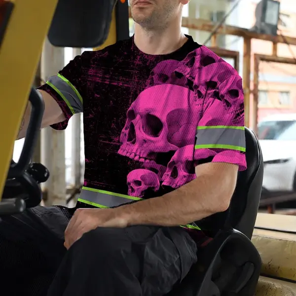 hi-vis-t-shirt-reflective-tapes-pink-neon-skull-custom-name-safety-40561.webp