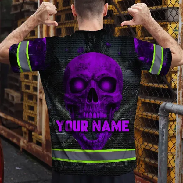 hi-vis-t-shirt-reflective-tapes-violet-neon-skull-custom-name-safety-d4e8c.webp
