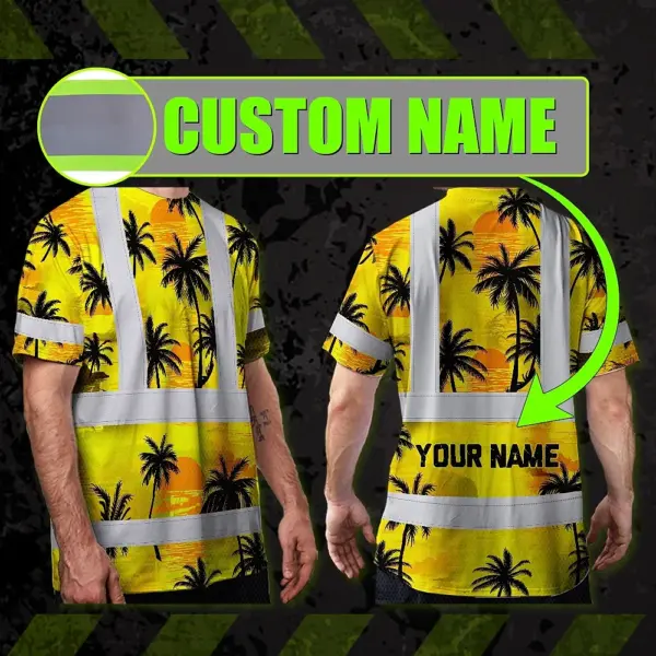 hi-vis-t-shirt-reflective-tapes-yellow-neon-flowers-custom-name-cb490.webp