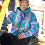 hi-vis-zip-hoodie-reflective-tapes-blue-neon-and-pink-flowers-custom-7446a.webp