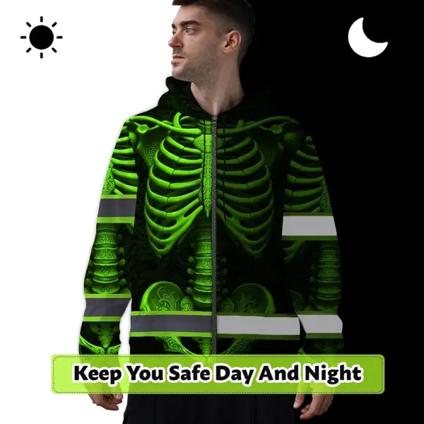 hi-vis-zip-hoodie-reflective-tapes-green-neon-bone-skull-custom-name-29b70.webp