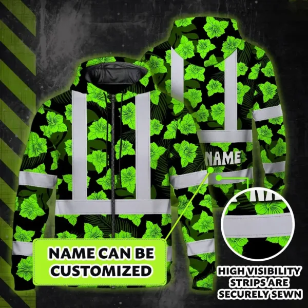 hi-vis-zip-hoodie-reflective-tapes-green-neon-flowers-3-custom-name-308f2.webp