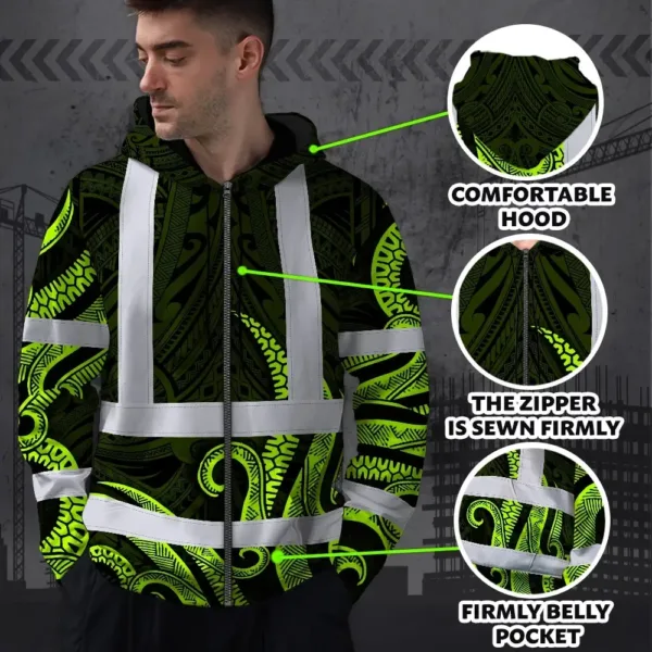 hi-vis-zip-hoodie-reflective-tapes-hawaiian-polynesian-tribal-custom-86835.webp