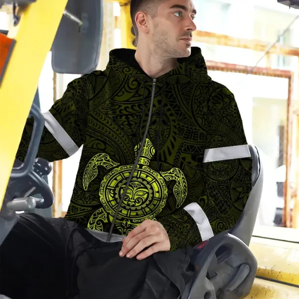 hi-vis-zip-hoodie-reflective-tapes-lime-neon-hawaii-turtle-custom-ed928.webp