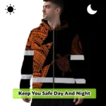 hi-vis-zip-hoodie-reflective-tapes-orange-neon-turtle-hawaii-custom-c5955.webp
