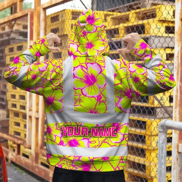 hi-vis-zip-hoodie-reflective-tapes-pink-neon-and-lime-flowers-custom-0c470.webp