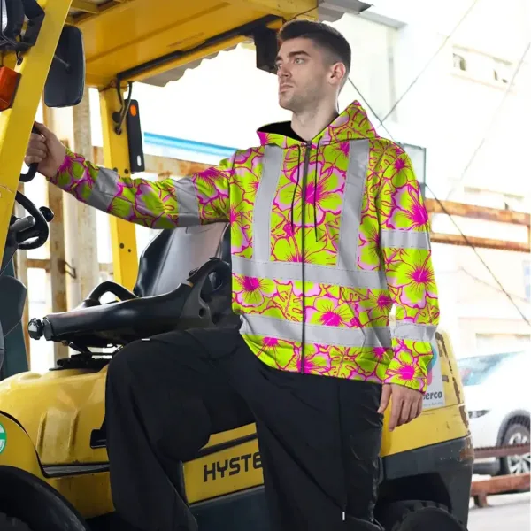 hi-vis-zip-hoodie-reflective-tapes-pink-neon-and-lime-flowers-custom-34b88.webp