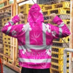hi-vis-zip-hoodie-reflective-tapes-pink-neon-flowers-custom-name-81ec3.webp