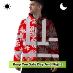 hi-vis-zip-hoodie-reflective-tapes-red-neon-flowers-custom-name-3279a.webp