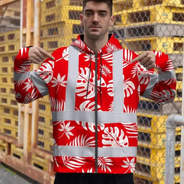 hi-vis-zip-hoodie-reflective-tapes-red-neon-flowers-custom-name-e4bfb.webp