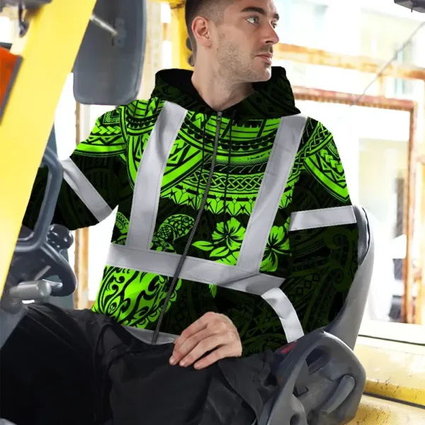 hi-vis-zip-hoodie-shirt-reflective-tapes-green-turtle-flower-68d3f.webp