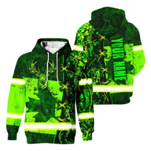 Hi Vis Hoodie Reflective Tapes Canada Deer Hunting Flag Safety
